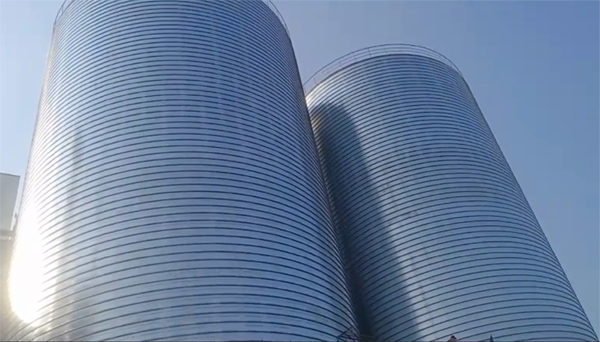 尧都2座混凝土高架卷板仓